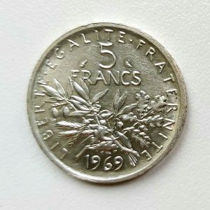 5 Francs SEMEUSE 1969