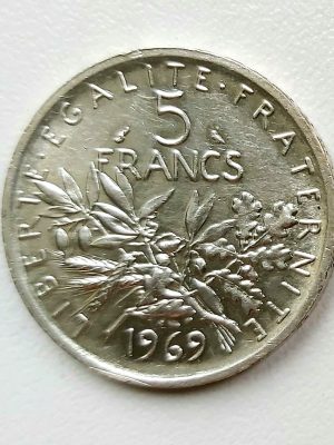 5 FRANCS SEMEUSE 1969