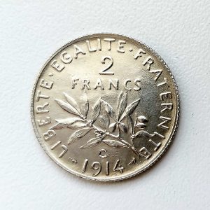 2 Francs Semeuse 1914 c