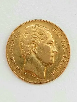 20 FRANCS OR BELGE LEOPOLD PREMIER