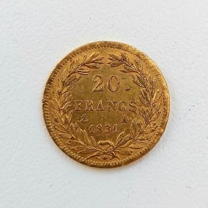 20 Francs OR Louis Philippe