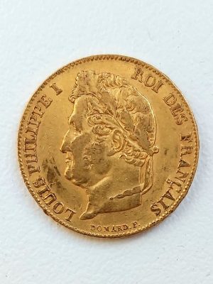 20 FRANCS OR LOUIS PHILIPPE 1838A