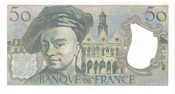 50 Francs Quentin de la Tour verso