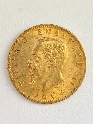20 LIRES OR ITALIE VICTOR EMMANUEL II