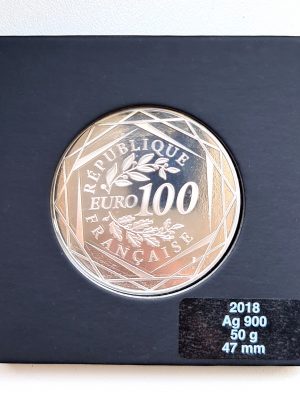 100 EUROS ARGENT MONNAIE DE PARIS MARIANNE 2018