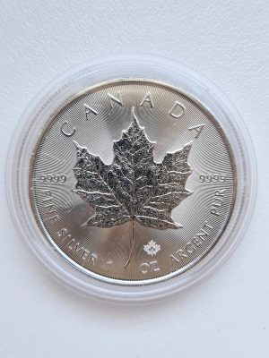 MAPLE LEAF 1 ONCE ARGENT FIN