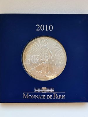 50 EUROS ARGENT MONNAIE DE PARIS SEMEUSE 2010