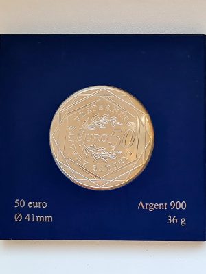 50 EUROS ARGENT MONNAIE DE PARIS SEMEUSE 2010