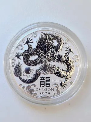 DRAGON 1/2 ONCE ARGENT FIN