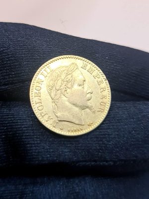10 FRANCS OR NAPOLEON LAURE