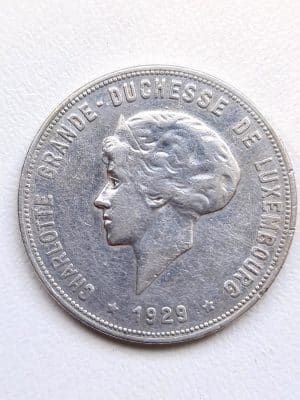 10 FRANCS LUXEMBOURG ARGENT DUCHESSE CHARLOTTE