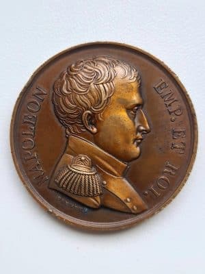 MEDAILLE NAPOLEON PREMIER SEJOUR A SAINT HELENE