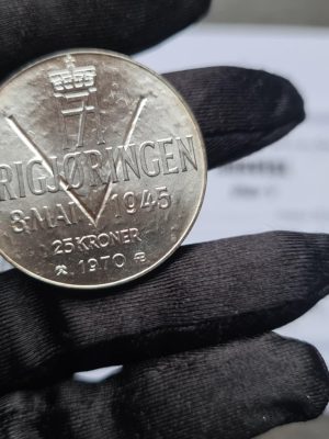 25 couronnes Norvège argent
