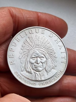 10 GOURDES ARGENT FIN REPUBLIQUE HAITI RARE
