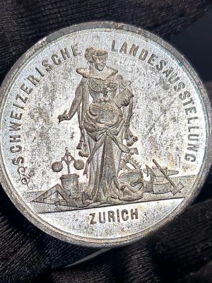 médaille exposition nationale suisse 1883