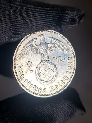 2 RIECHSMARK HINDENBURG 1938 F