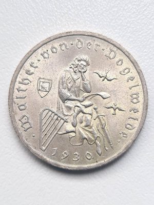 3 REICHSMARK ARGENT VON DER VOGELWEIDE