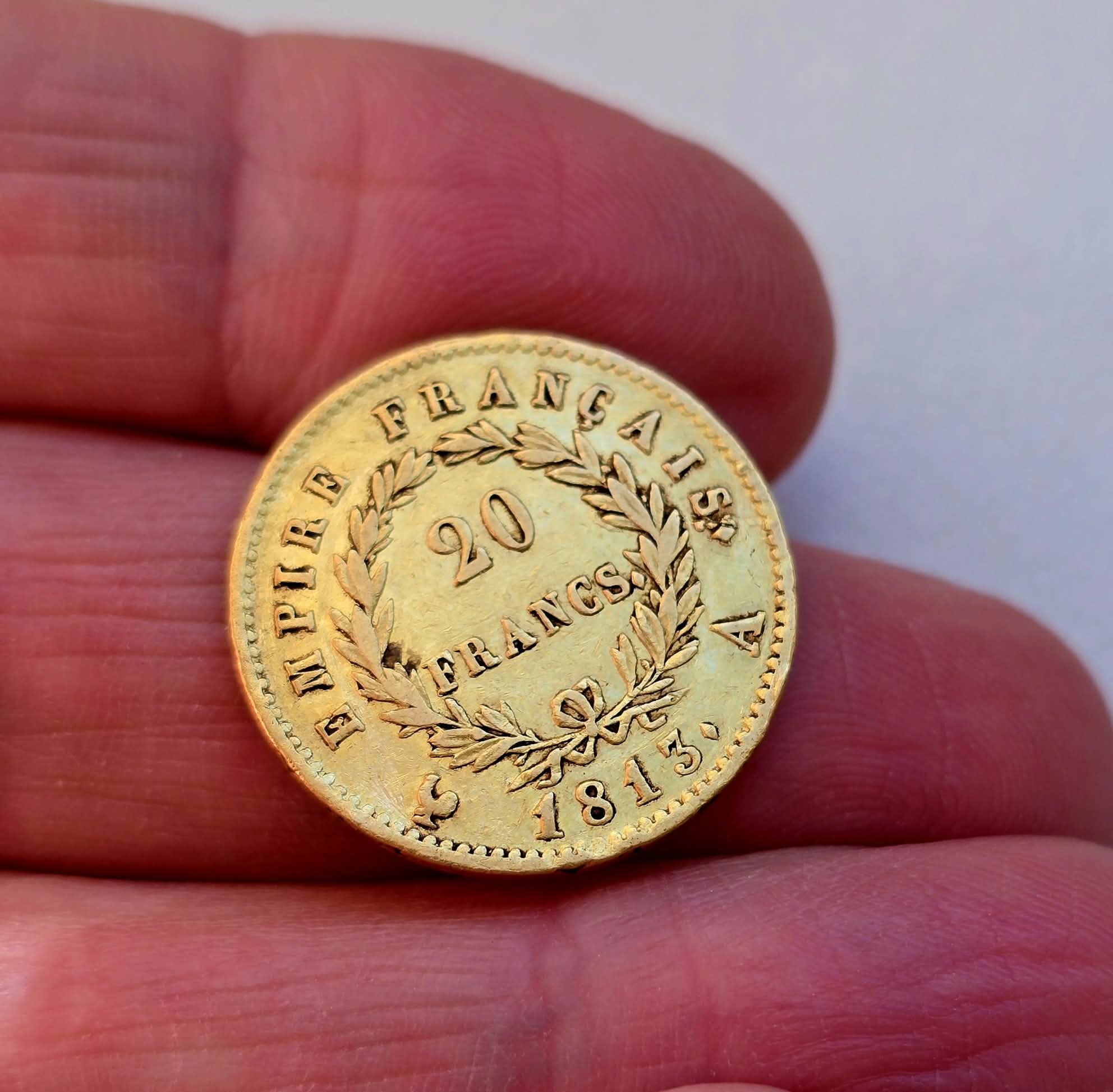 20 FRANCS OR NAPOLEON Ier TETE LAUREE – Image 4