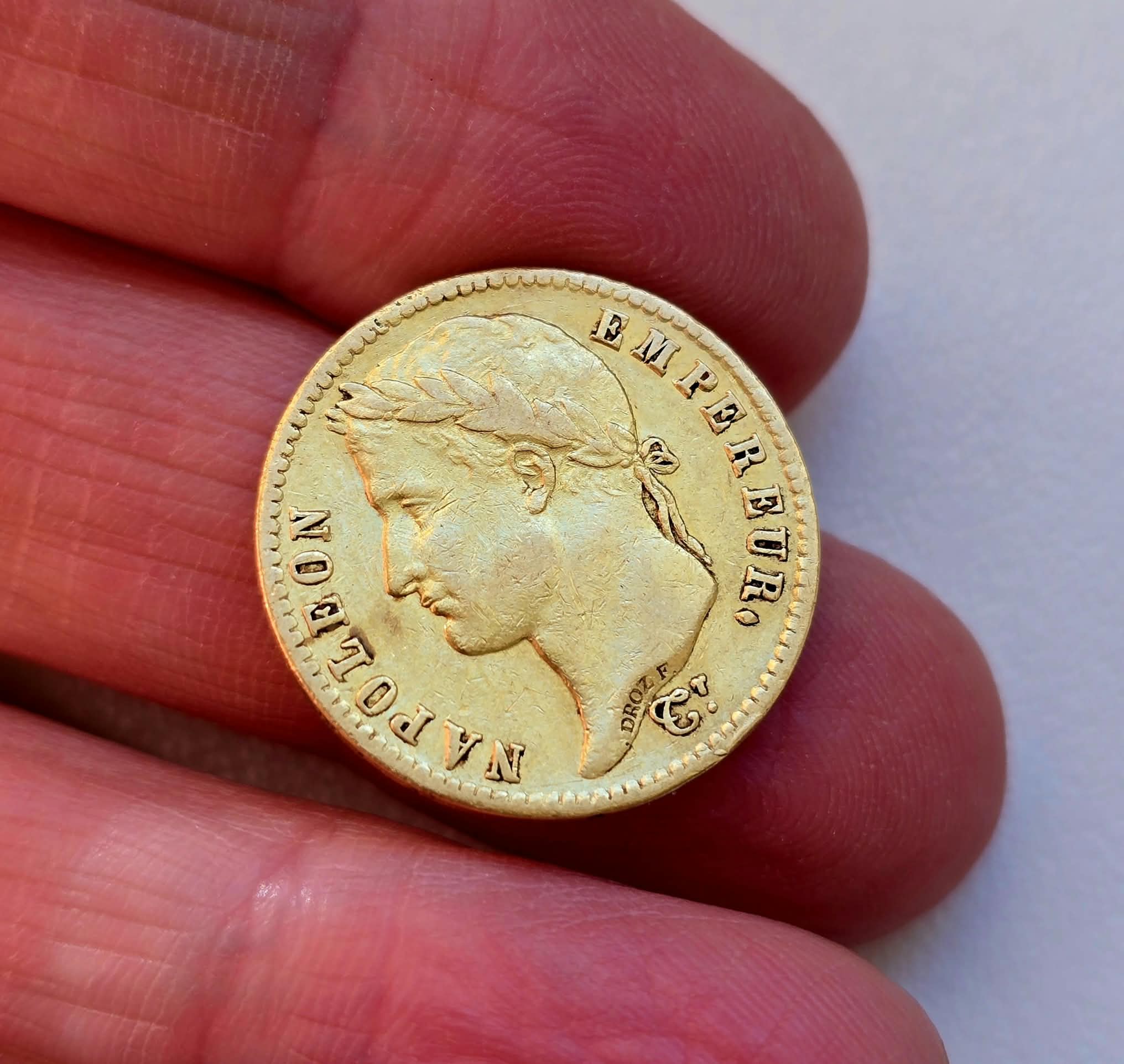 20 FRANCS OR NAPOLEON Ier TETE LAUREE – Image 3