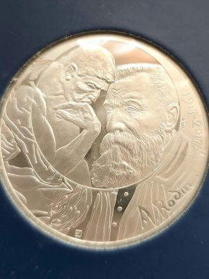 100 EUROS ARGENT RODIN 2017