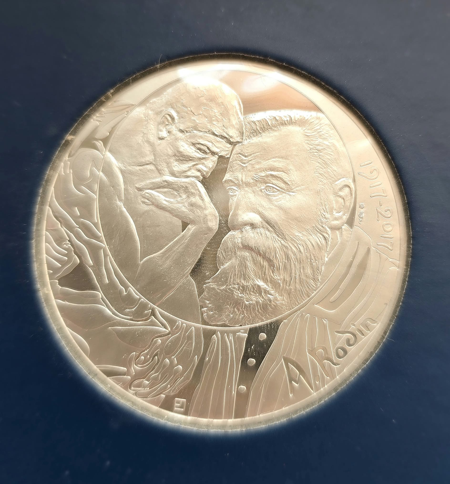 100 EUROS ARGENT RODIN 2017